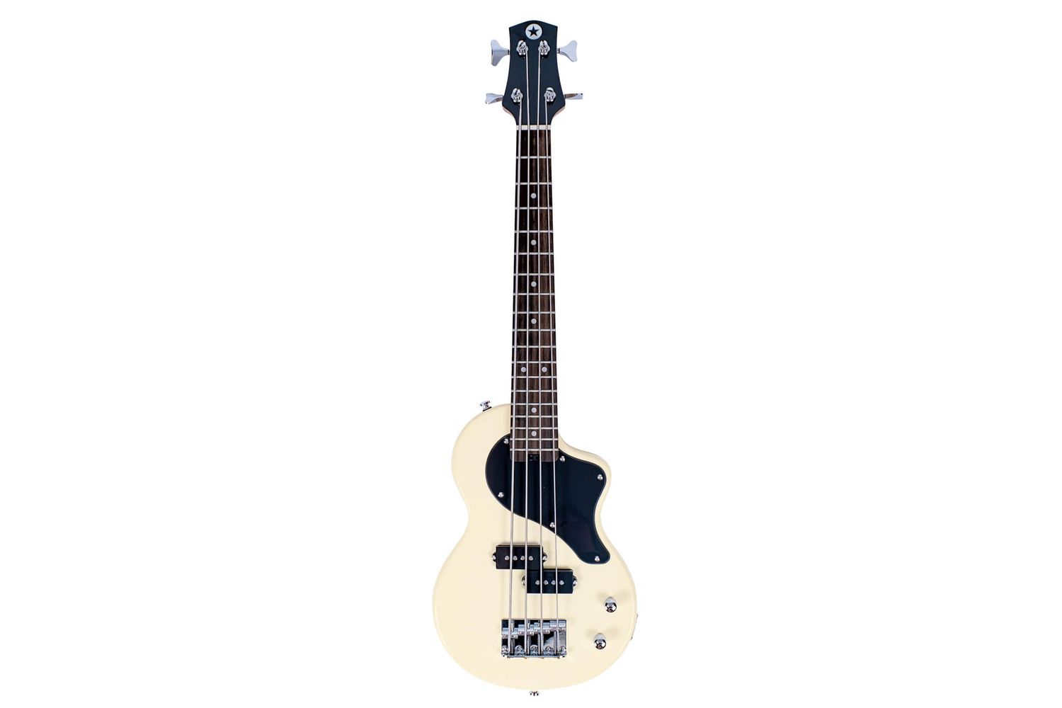 Carry-on Travel Bass Guitar St White