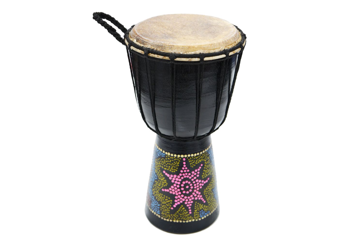 A-star 6 Inch Painted Djembe