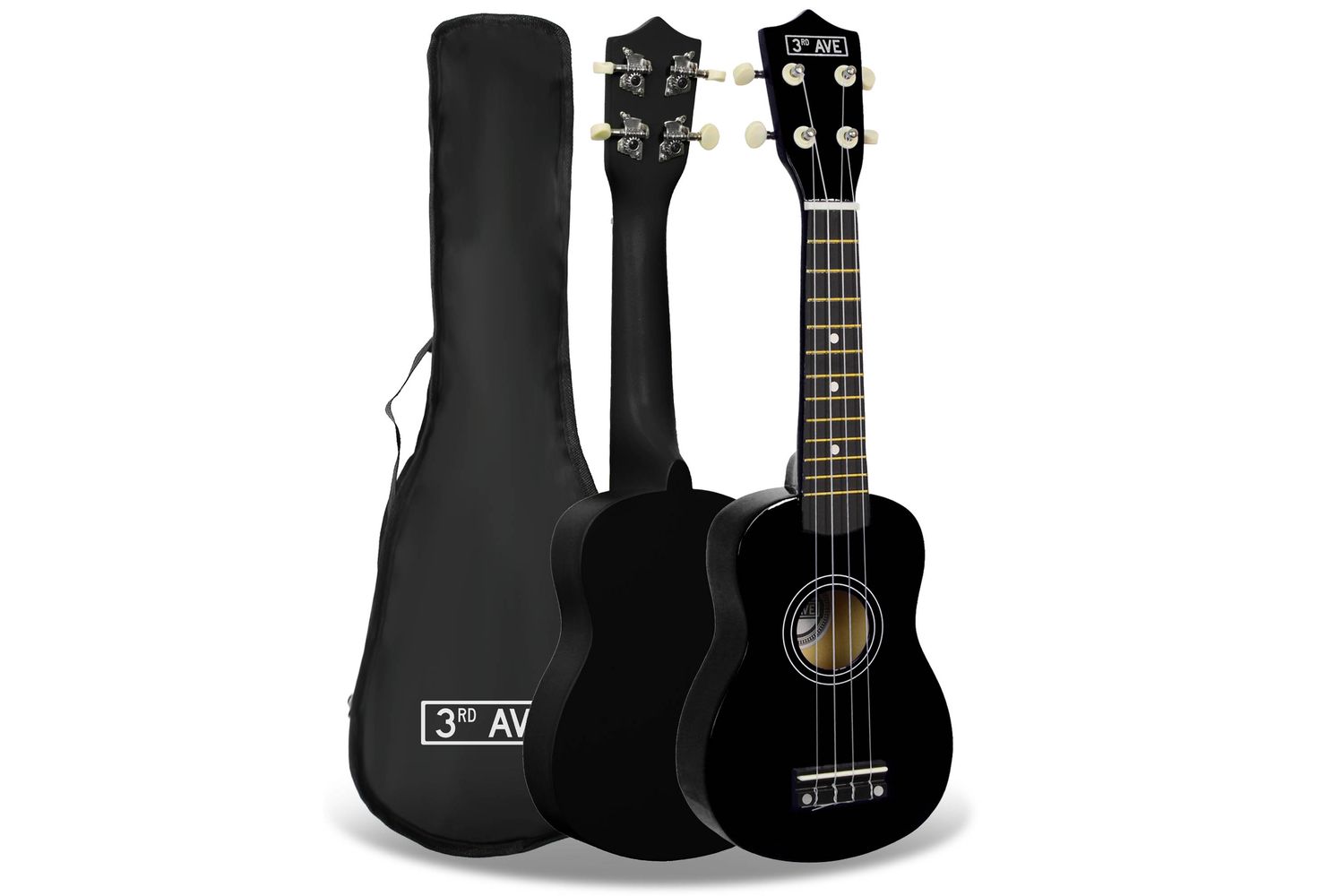 3rd Avenue Soprano Ukulele - Black