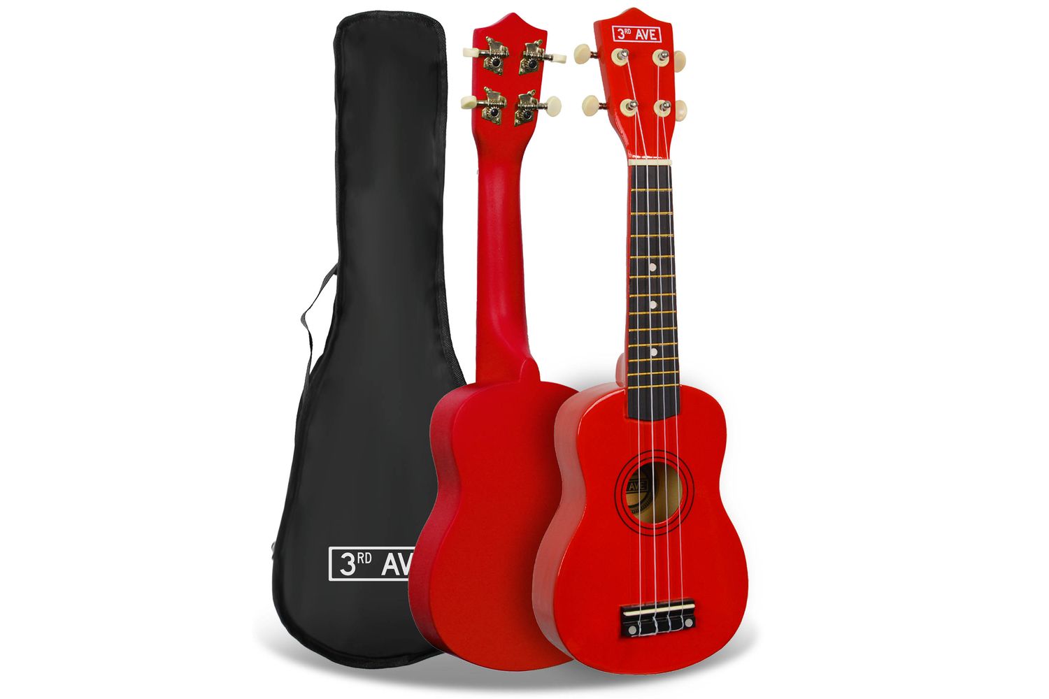3rd Avenue Soprano Ukulele - Red