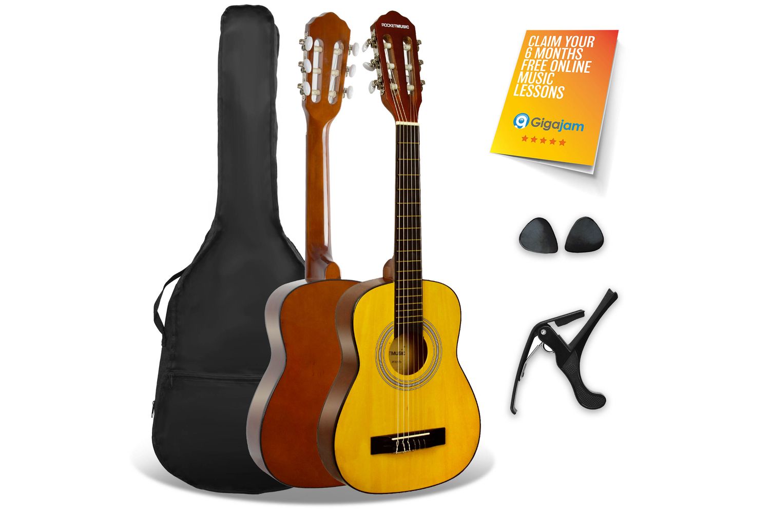 3rd Avenue Rocket 14 Size Classical Guitar Pack