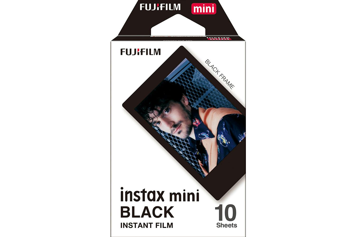 Fujifilm Instax Mini Instant Film 10 Sheets | Black