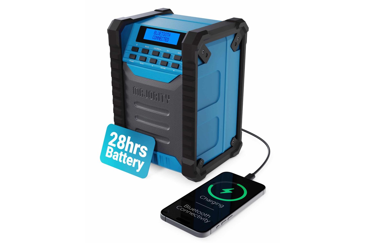 Majority Landbeach Dab Radio | Portable Audio | Bluetooth Powered