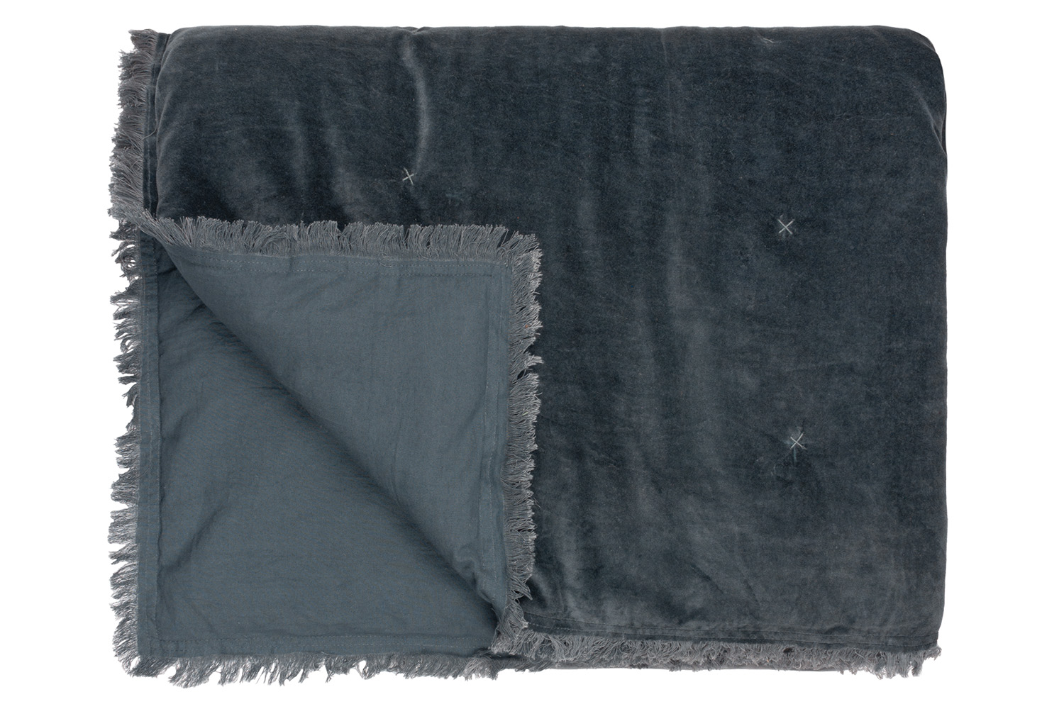 Jaye Bed Spread Blanket | Slate | 140 x 220 cm