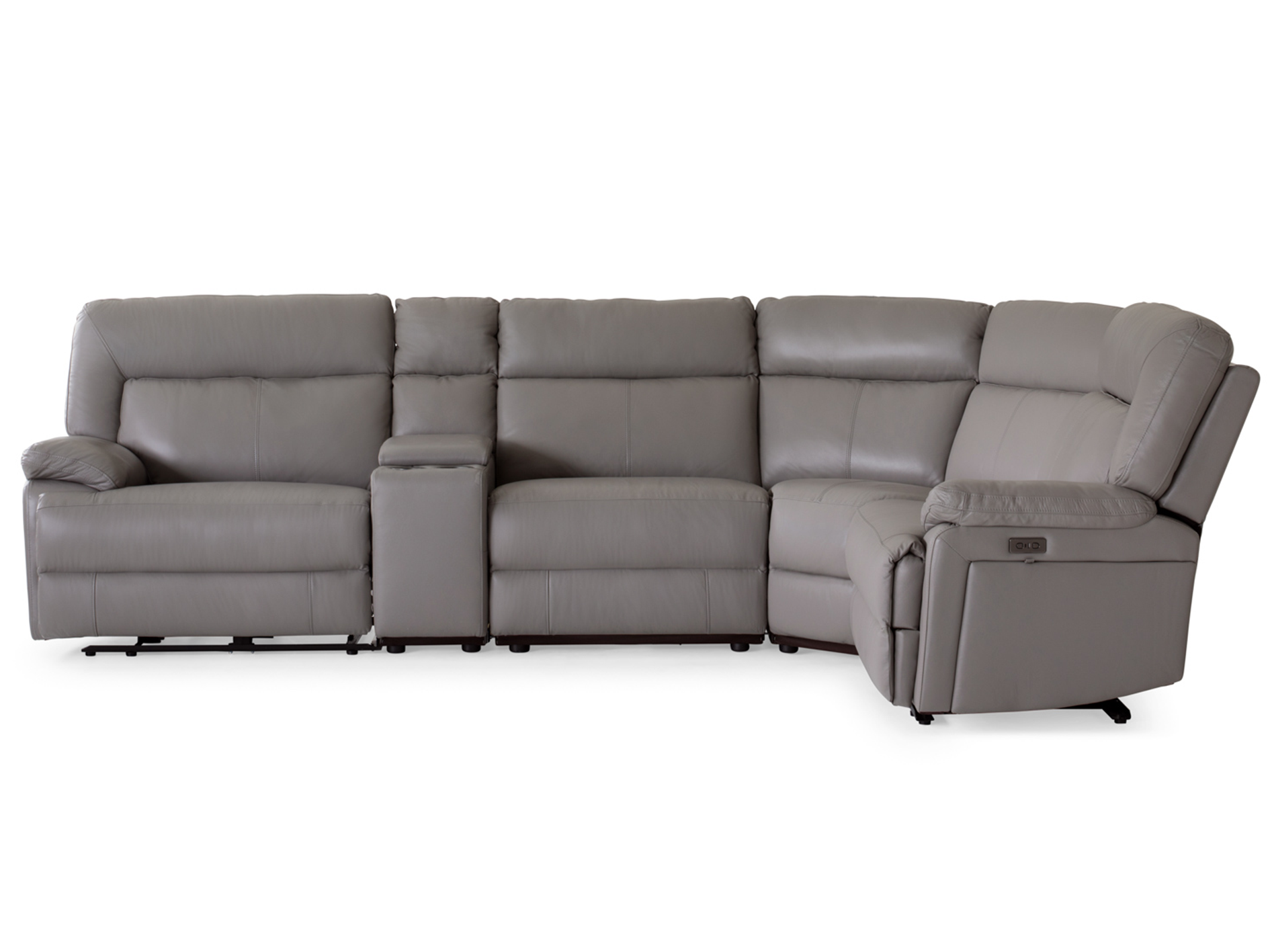 Rea Corner Sofa | Medium | Power Recliner | Mink
