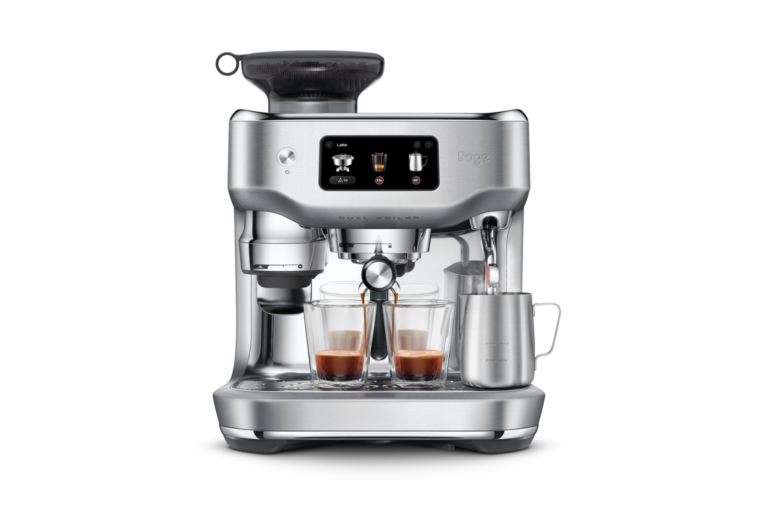 Sage The Oracle Dual Boiler Espresso Coffee Machine | SES995BSS4GUK1| Brushed Stainless Steel