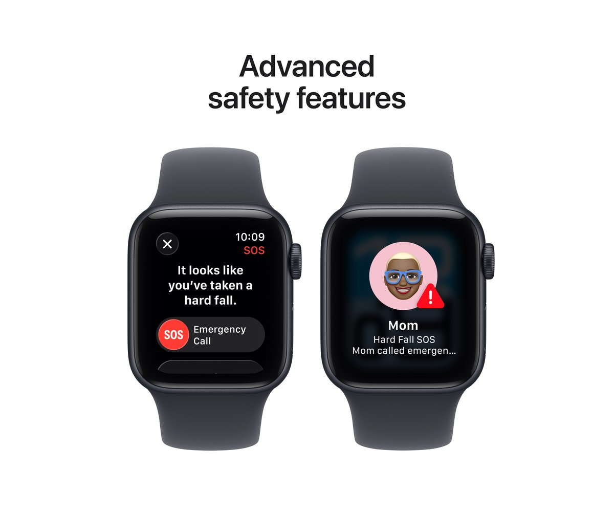 Apple Watch SE 3 | GPS | 40mm | Midnight Aluminium | Midnight Sport Band | S/M