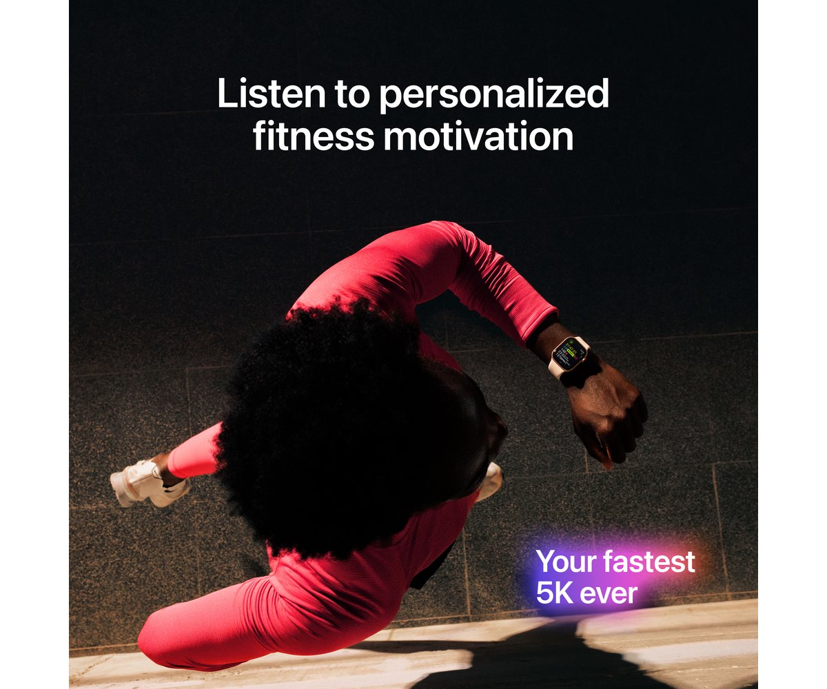 Apple Watch Series 11 | GPS | 46mm | Rose Gold Aluminium | Light Blush Sport Band | M/L