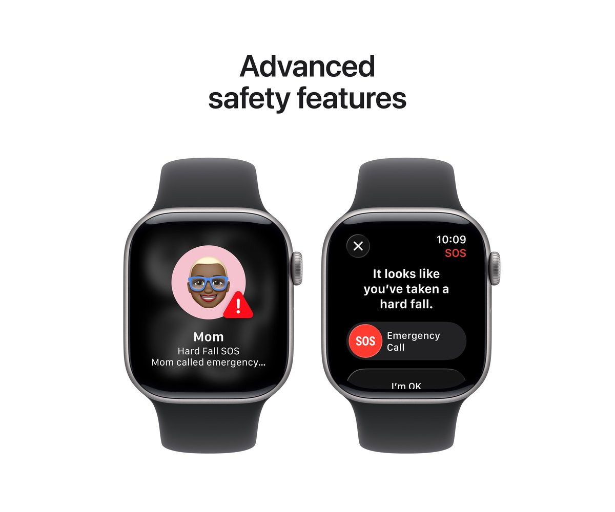 Apple Watch Series 11 | GPS | 46mm | Space Grey Aluminium | Black Sport Band | M/L