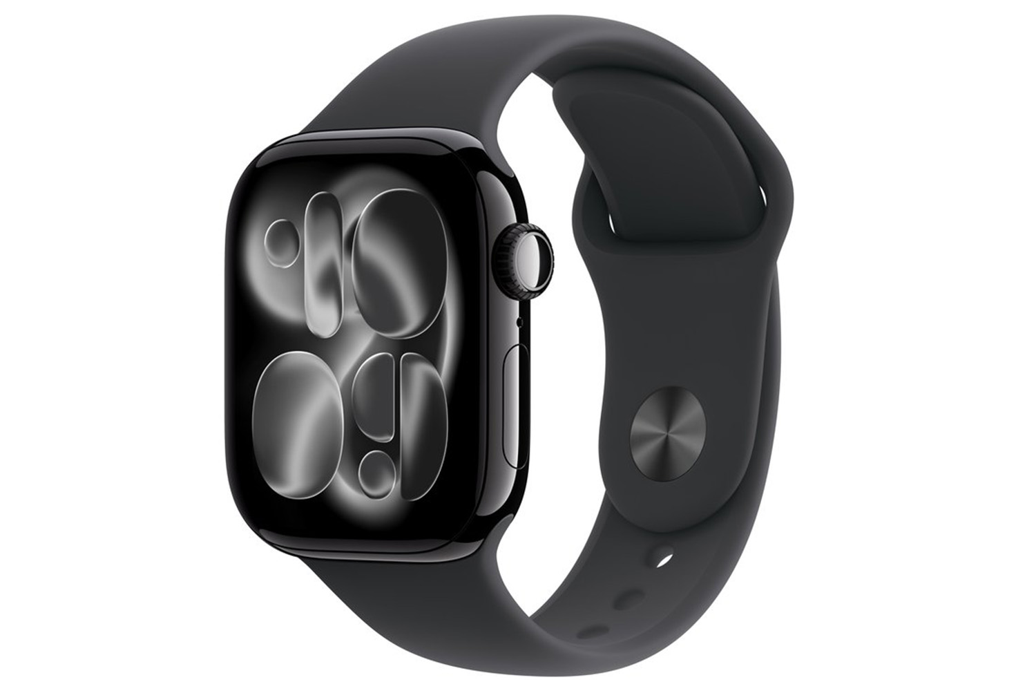 Apple Watch Series 11 | GPS | 46mm | Jet Black Aluminium | Black Sport Band | S/M
