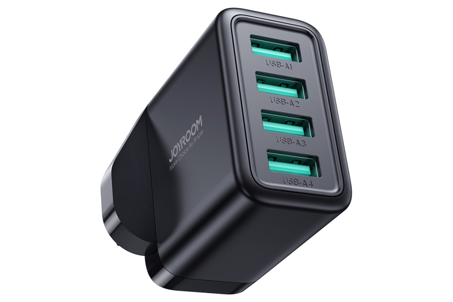 Joyroom 4 Port USB-A Wall Charger | Black