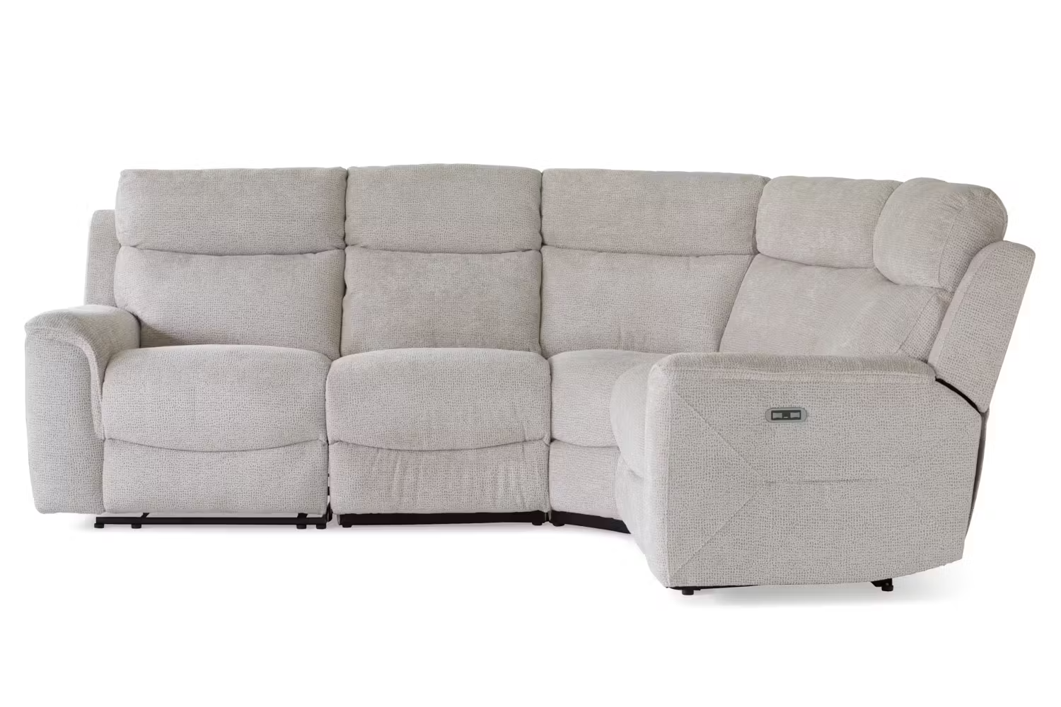 Kent Corner Sofa | Power Recliner | Fabric | Small | Mink