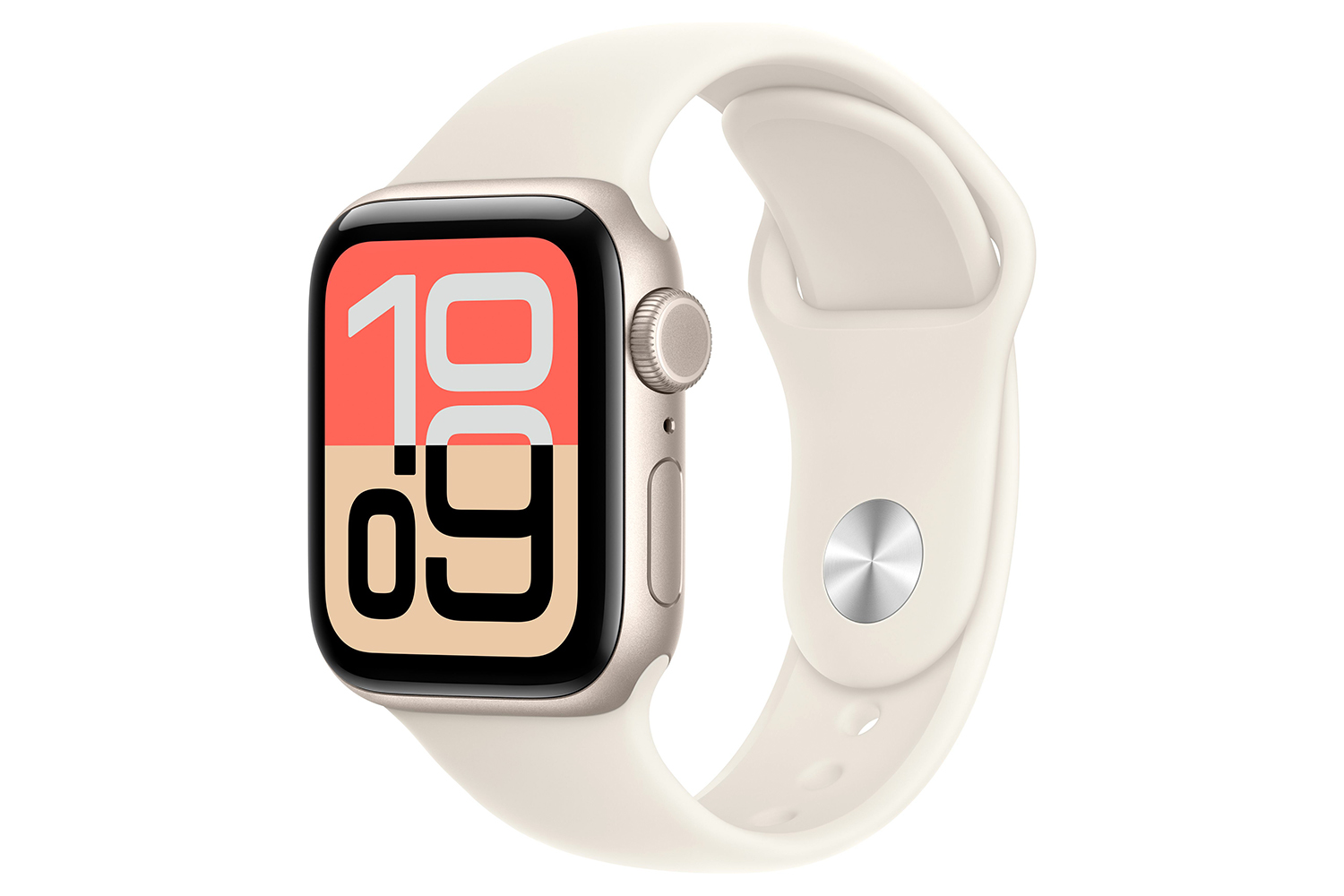 Apple Watch SE 3 | GPS + Cellular | 40mm | Starlight Aluminium | Starlight Sport Band | M/L