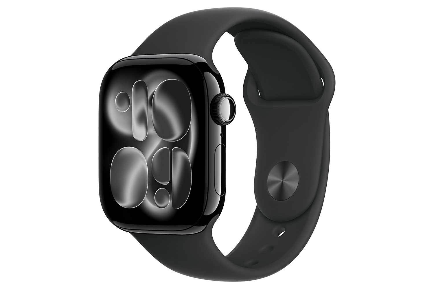 Apple Watch Series 11 | GPS | 42mm | Jet Black Aluminium | Black Sport Band | M/L