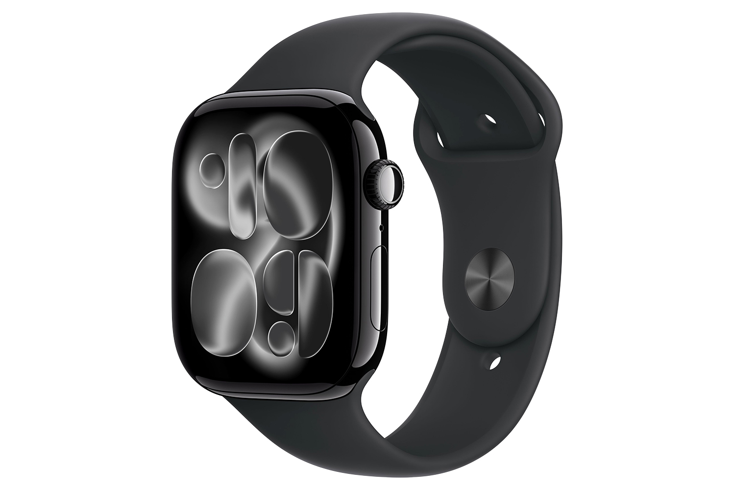 Apple Watch Series 11 | GPS + Cellular | 46mm | Jet Black Aluminium | Black Sport Band | M/L