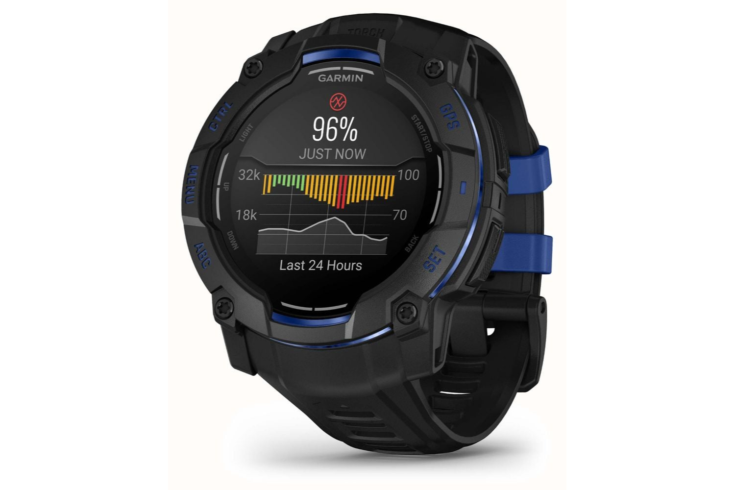 Garmin Instinct 3 Amoled Version | 50mm | Black/Blue