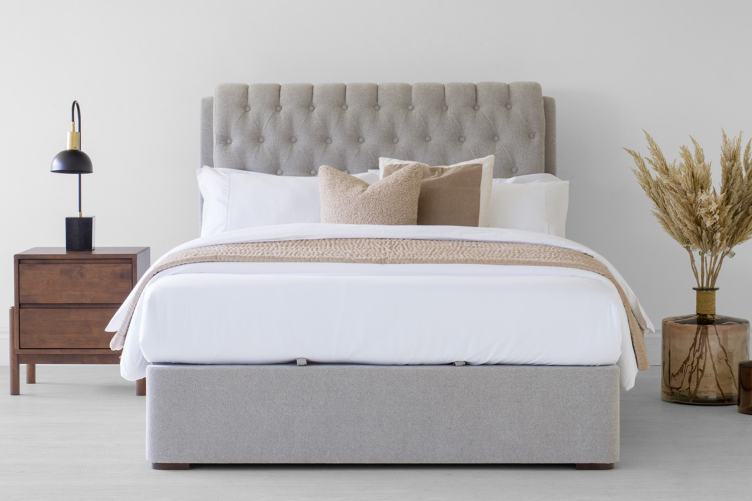 Duval Regency Ottoman Bed | Double | 4ft6 | Oyster