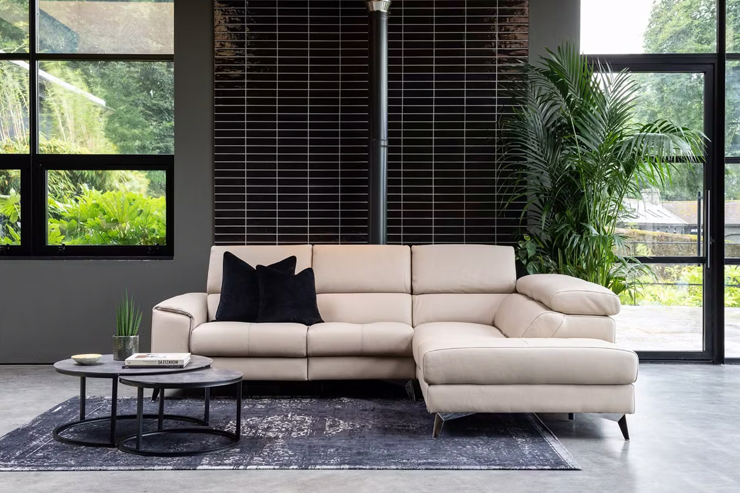 Orlando Chaise Sofa | Cream