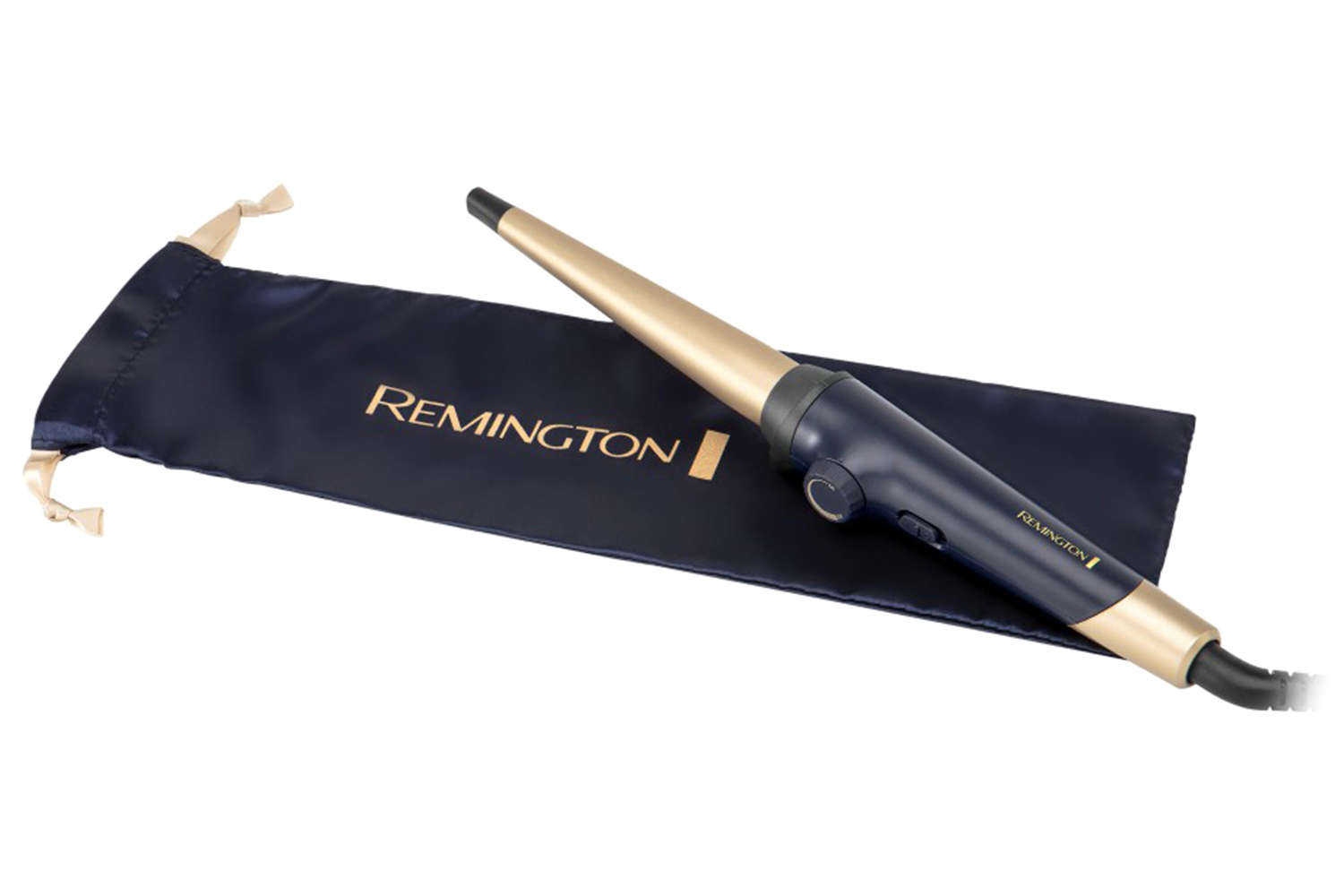 Remington Sapphire Luxe Curling Wand | CI5805 | Deep Blue/Champagne Gold