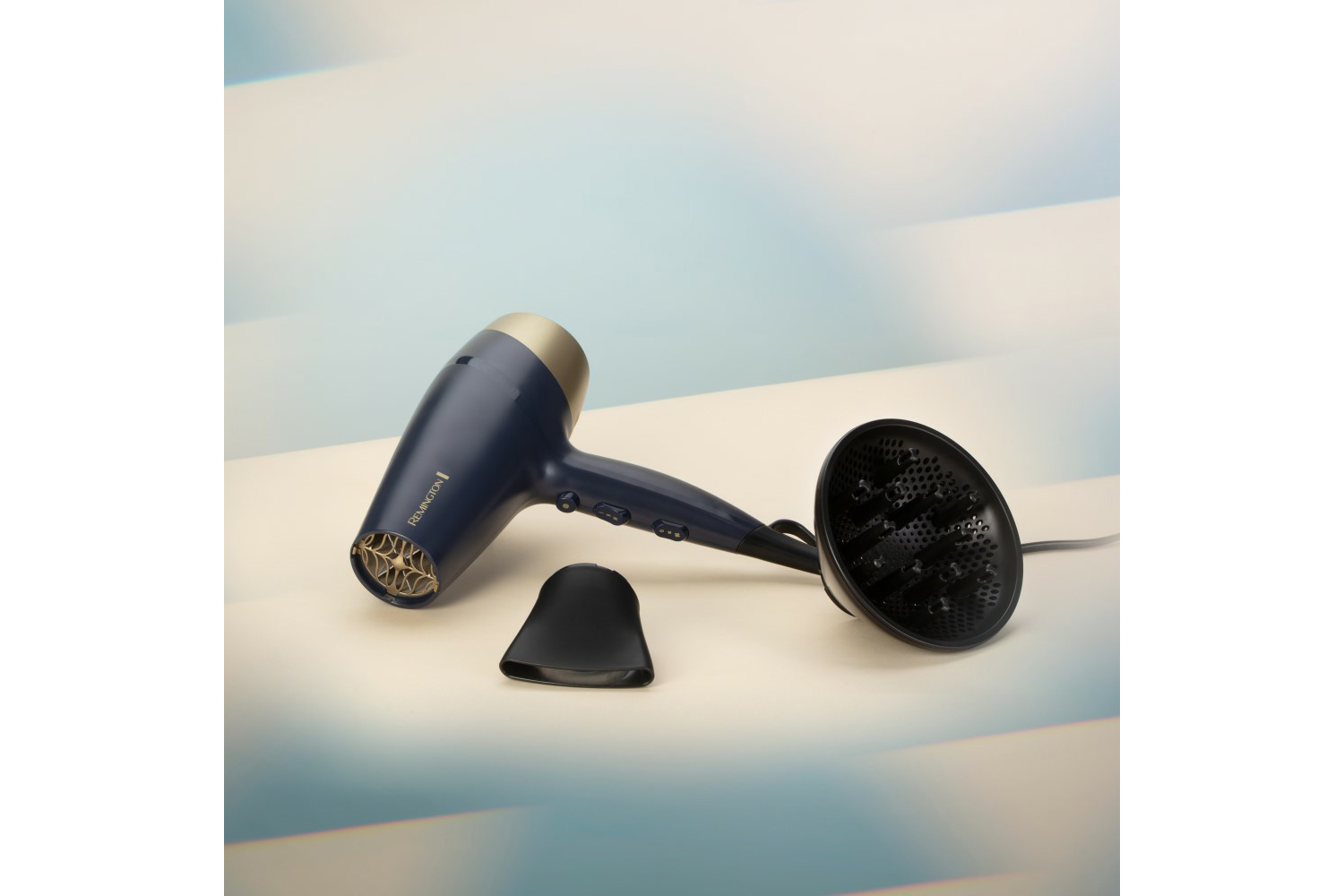 Remington Sapphire Luxe Hair Dryer | D5805 | Deep Navy/Champagne