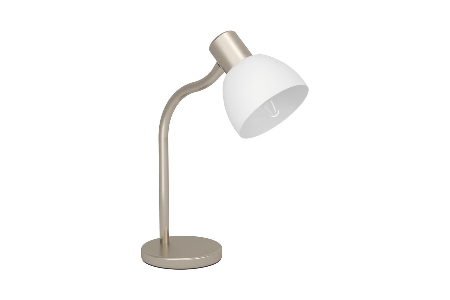 Eglo | Macere Desk Lamp | Nickel/White