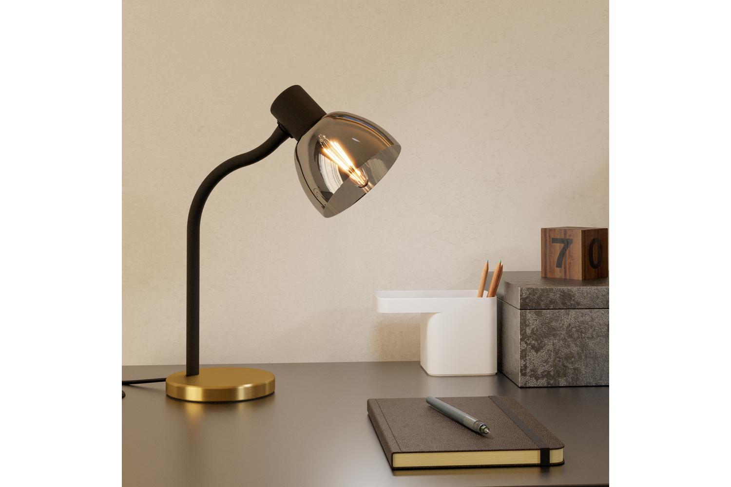 Eglo | Macere Desk Lamp | Black/Gold