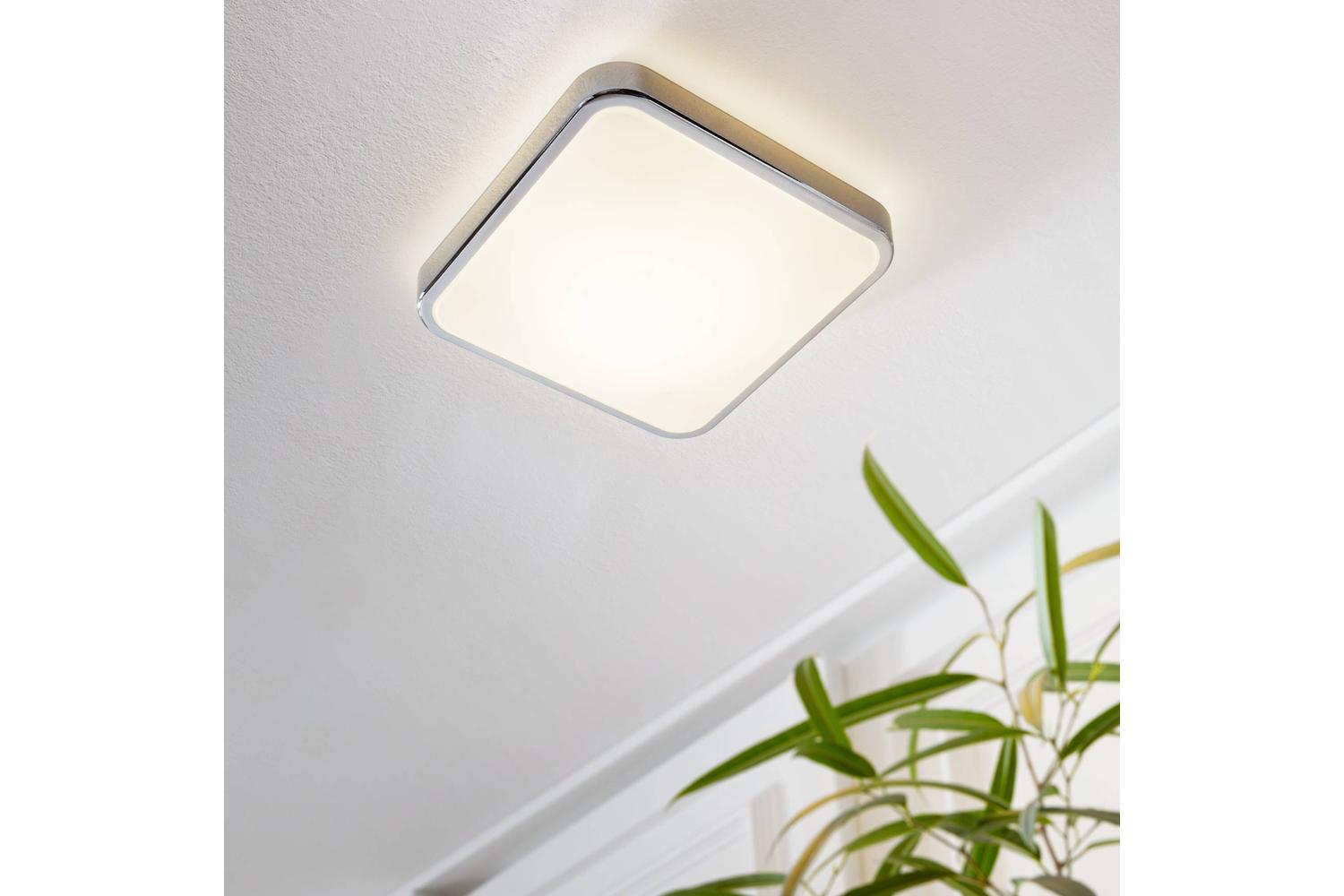 Eglo | Manilva Square LED Wall Light | White/chrome