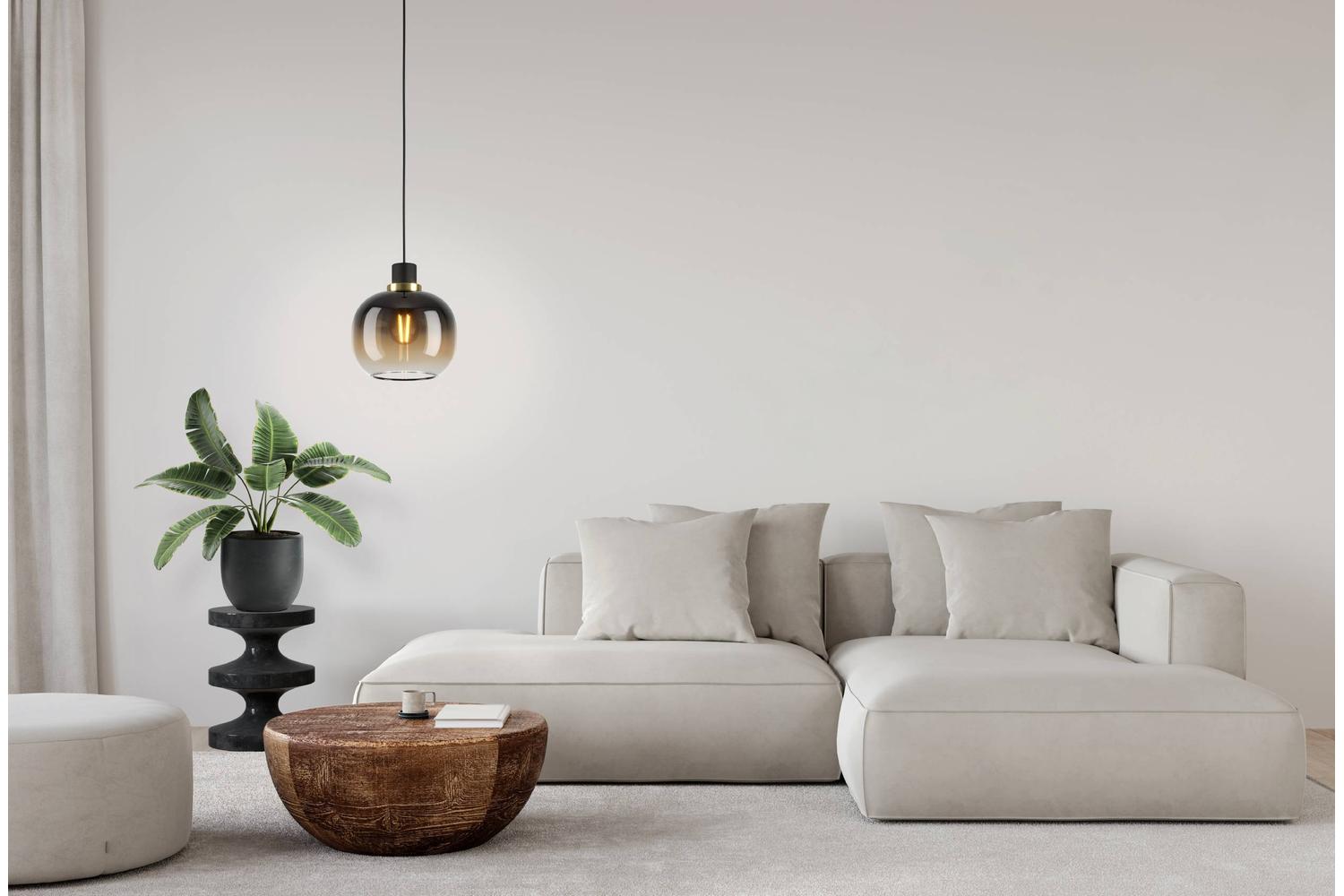 Eglo | Oilella Gradient Pendant Light | Black/Brown