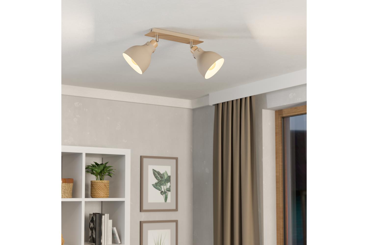 Eglo | Arrecife Steel 2-light Spotlight | Sandy