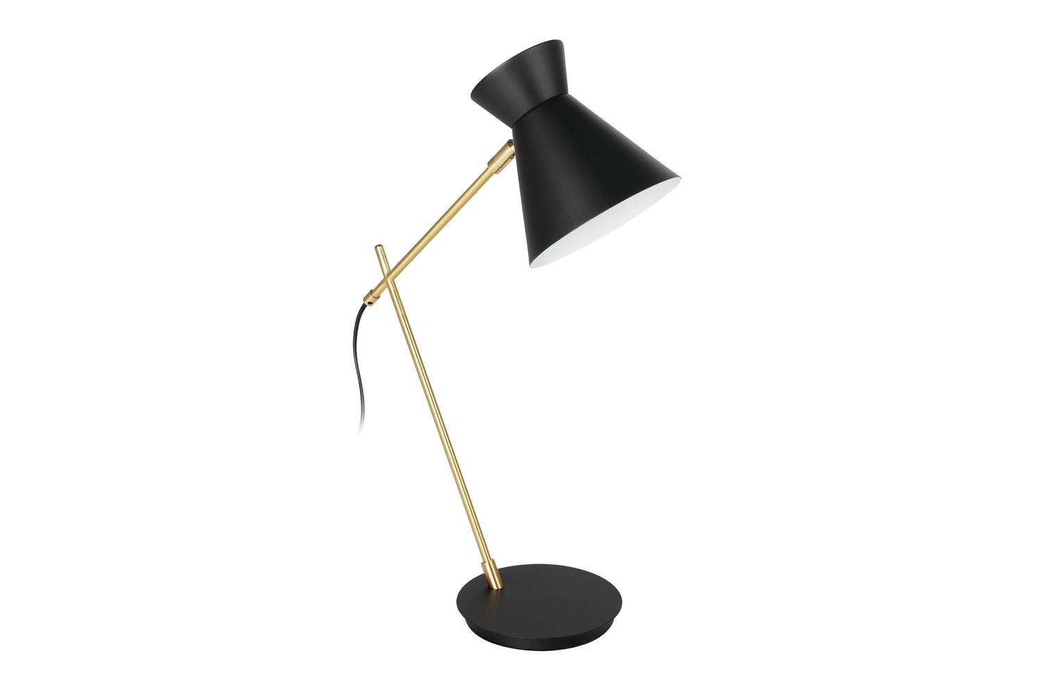 Eglo | Amezaga Metal Task Style Desk Lamp | Black/Gold