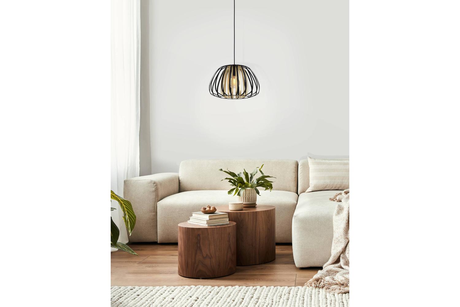 Eglo | Encinitos Modern Pendant Light | Black/Gold