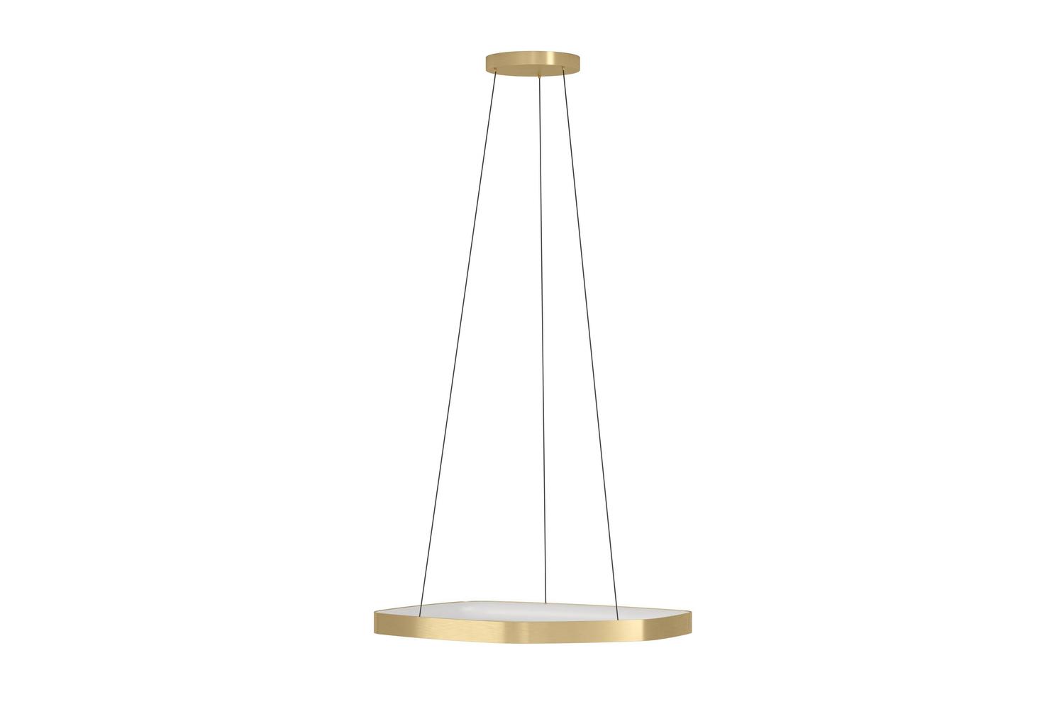 Eglo | Vallerosa LED Pendant Light | Gold/White