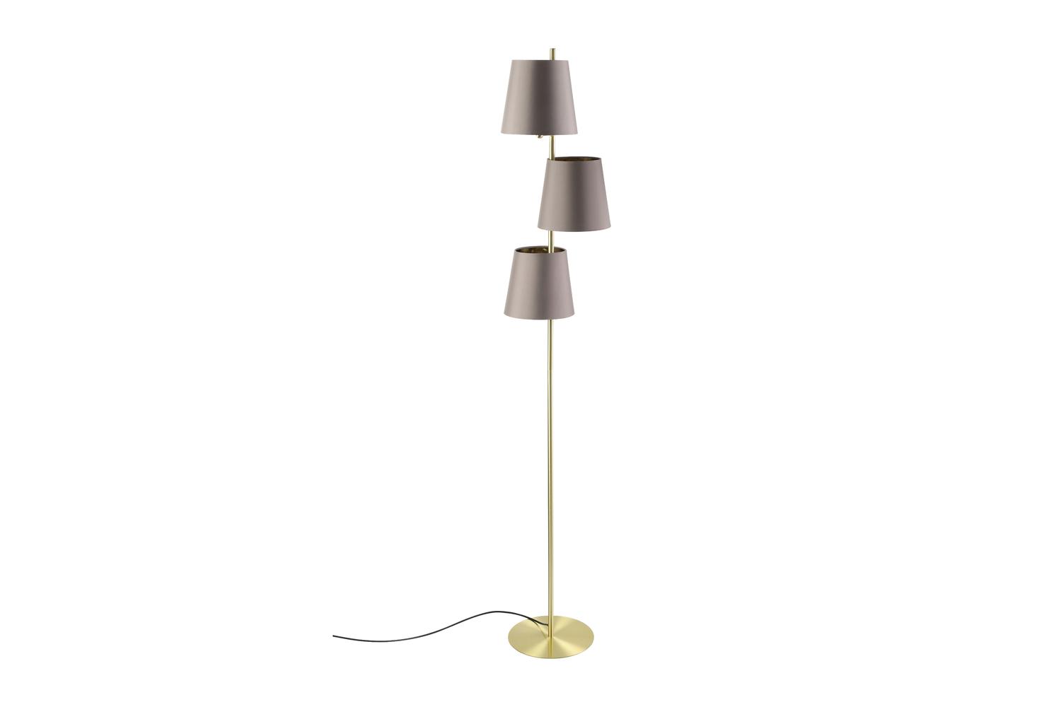 Eglo | Almeida 2 Floor Lamp | Gold/Cappuccino