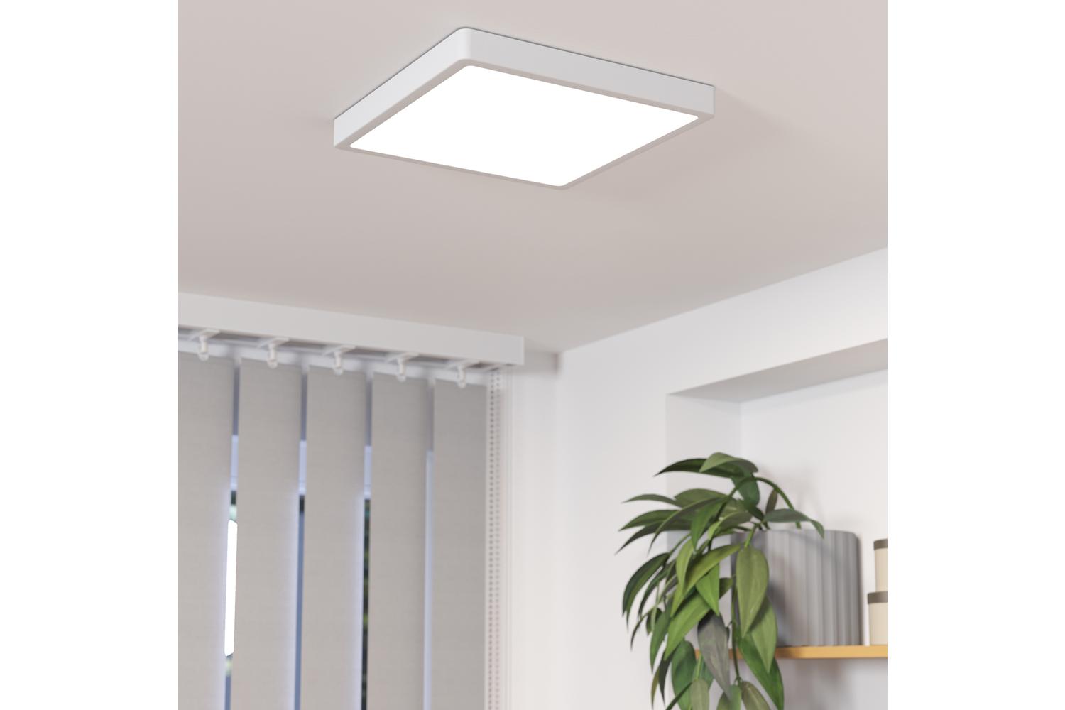 Eglo | Fueva Surface Mounted Square Ceiling Light | White