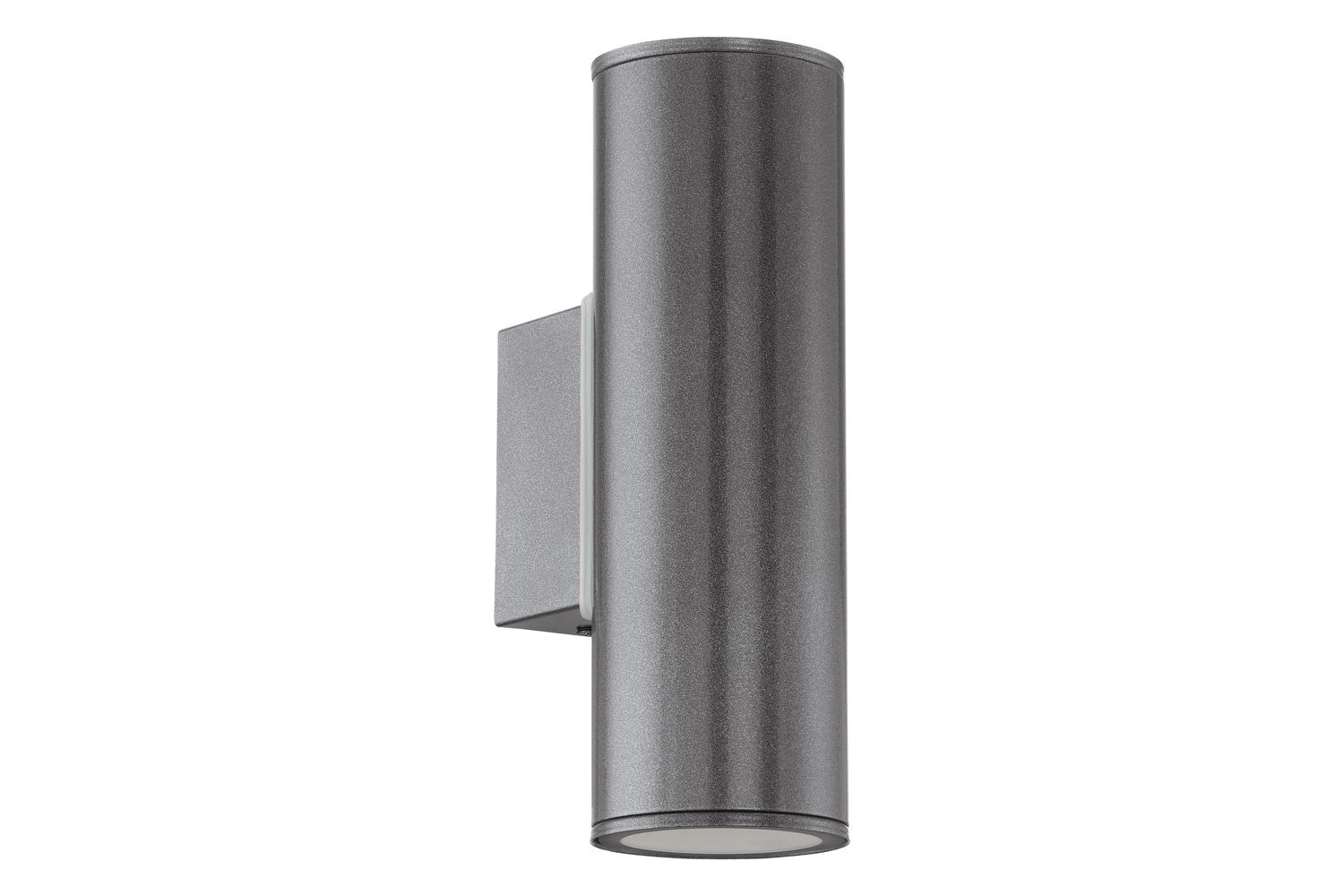 Eglo | Riga 2-light Exterior LED Wall Light | Anthracite