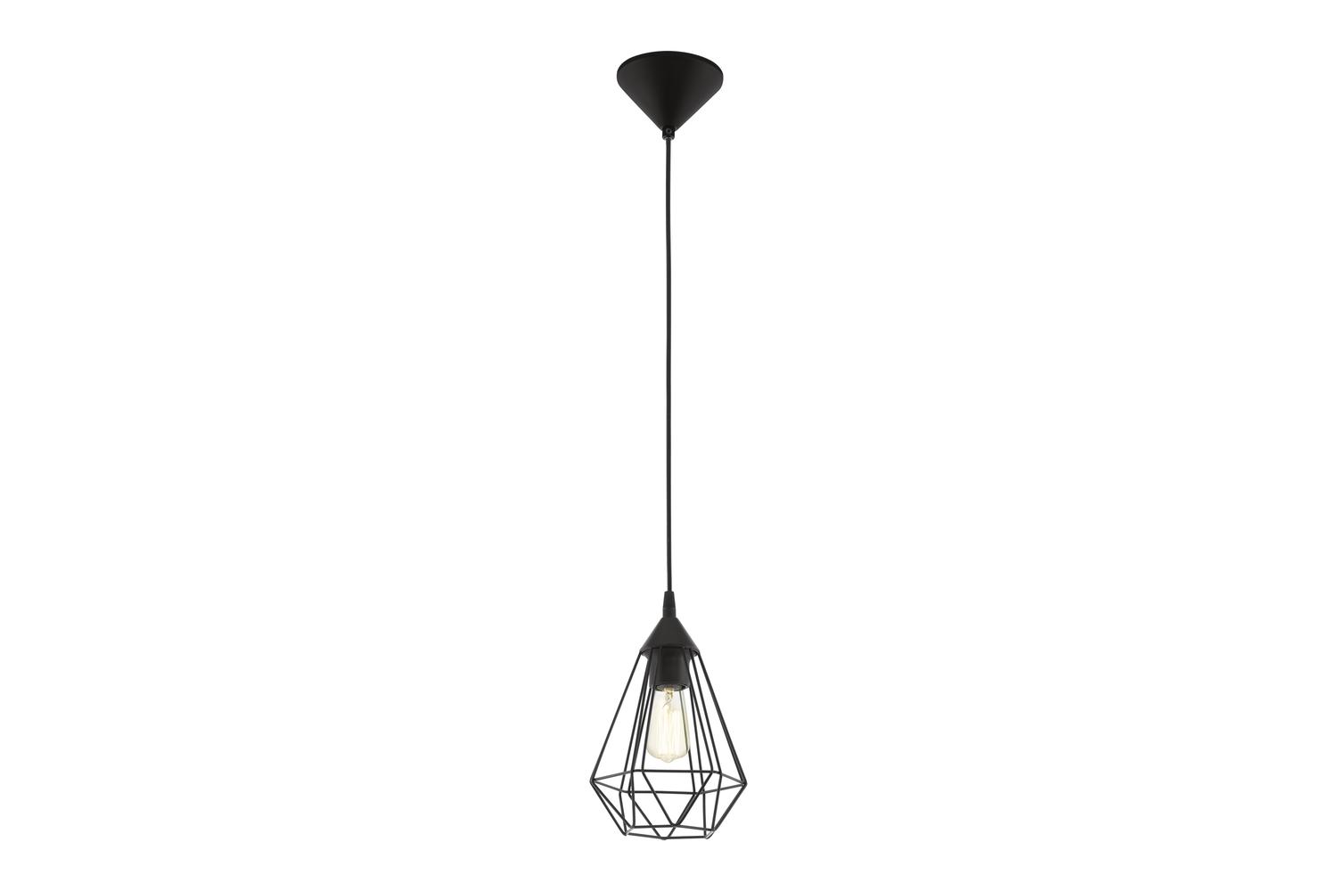 Eglo | Tarbes Geometric Pendant Light | Black