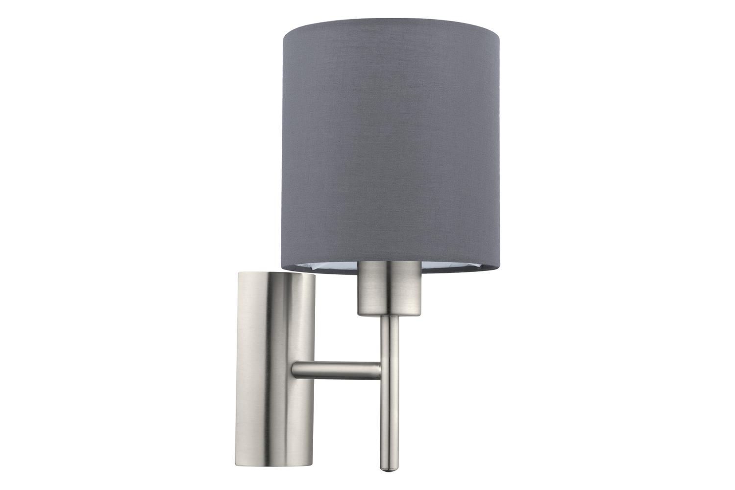 Eglo | Pasteri Wall Light | Nickel/Grey
