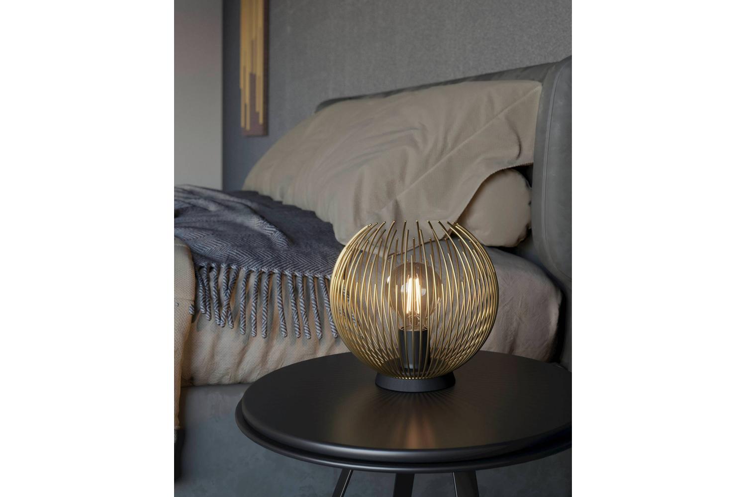 Eglo | Venezuela Spherical Table Lamp | Gold/Black