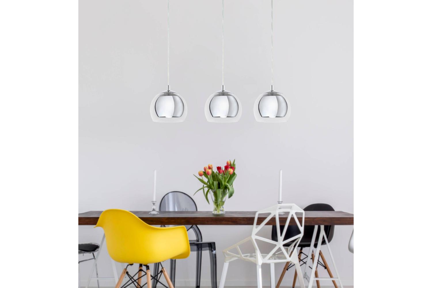 Eglo | Mogano 1 Vintage Pendant Light | Black/Copper