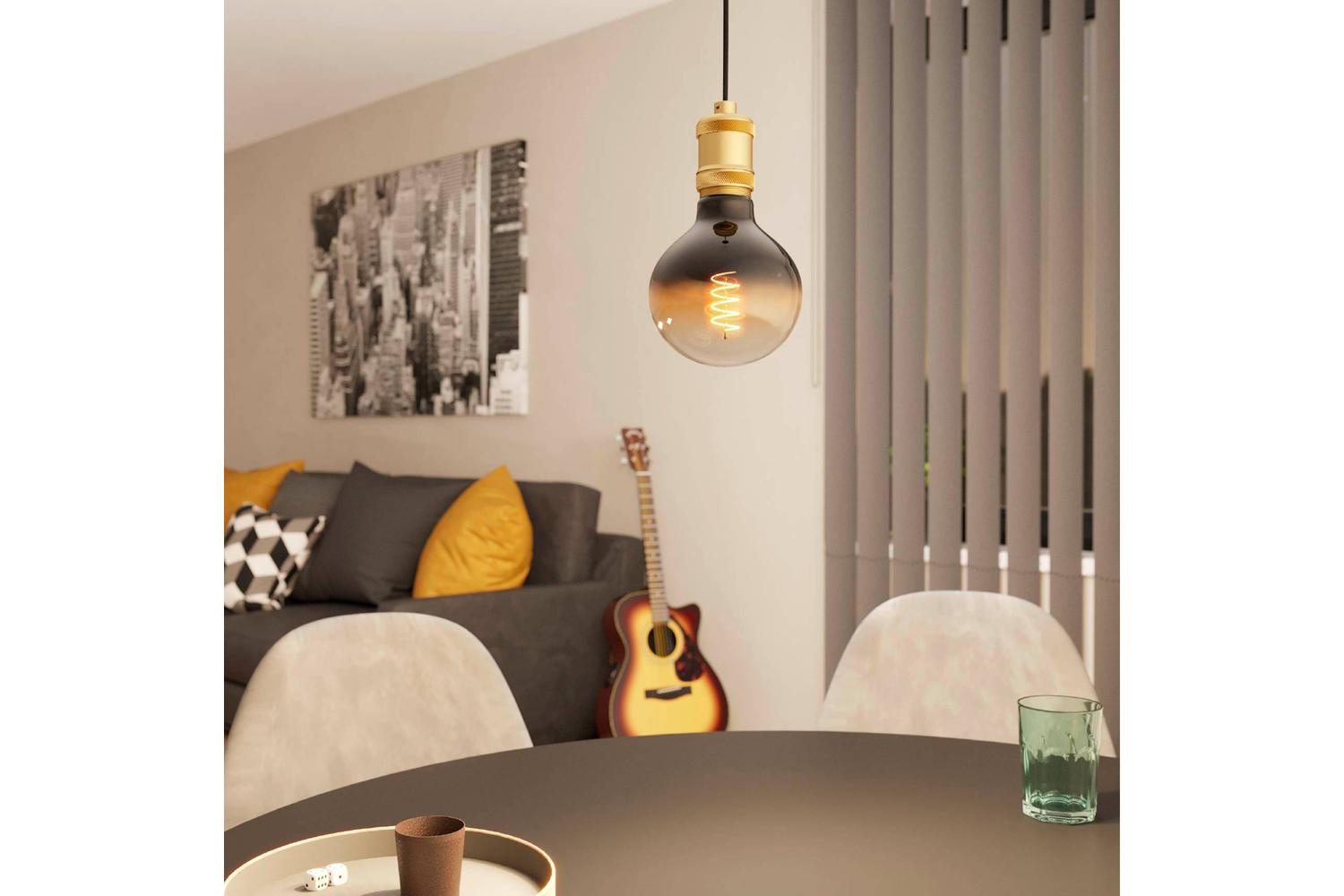 Eglo | Yorth Pendant Light | Black/Gold