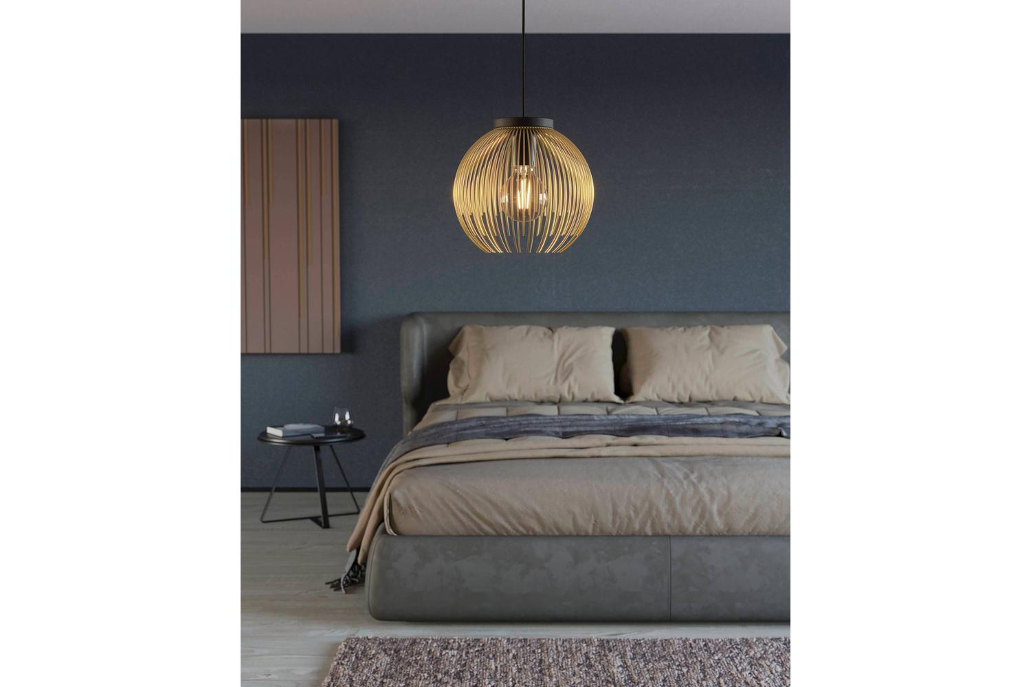 Eglo | Venezuela Spherical Pendant Light | Gold/Black