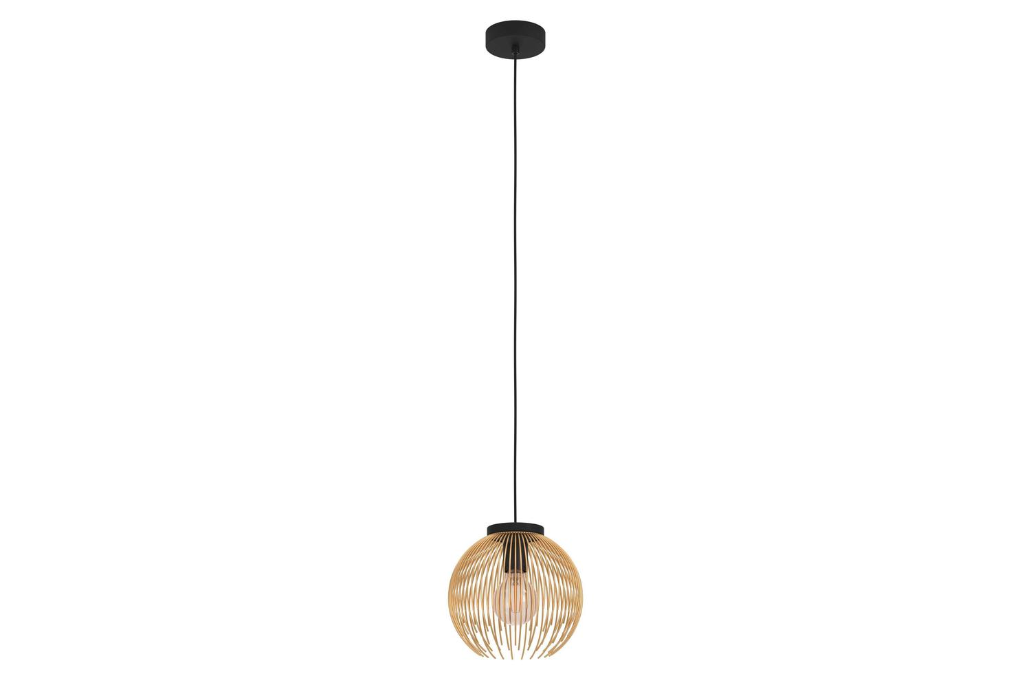 Eglo | Venezuela Spherical Pendant Light | Gold/Black