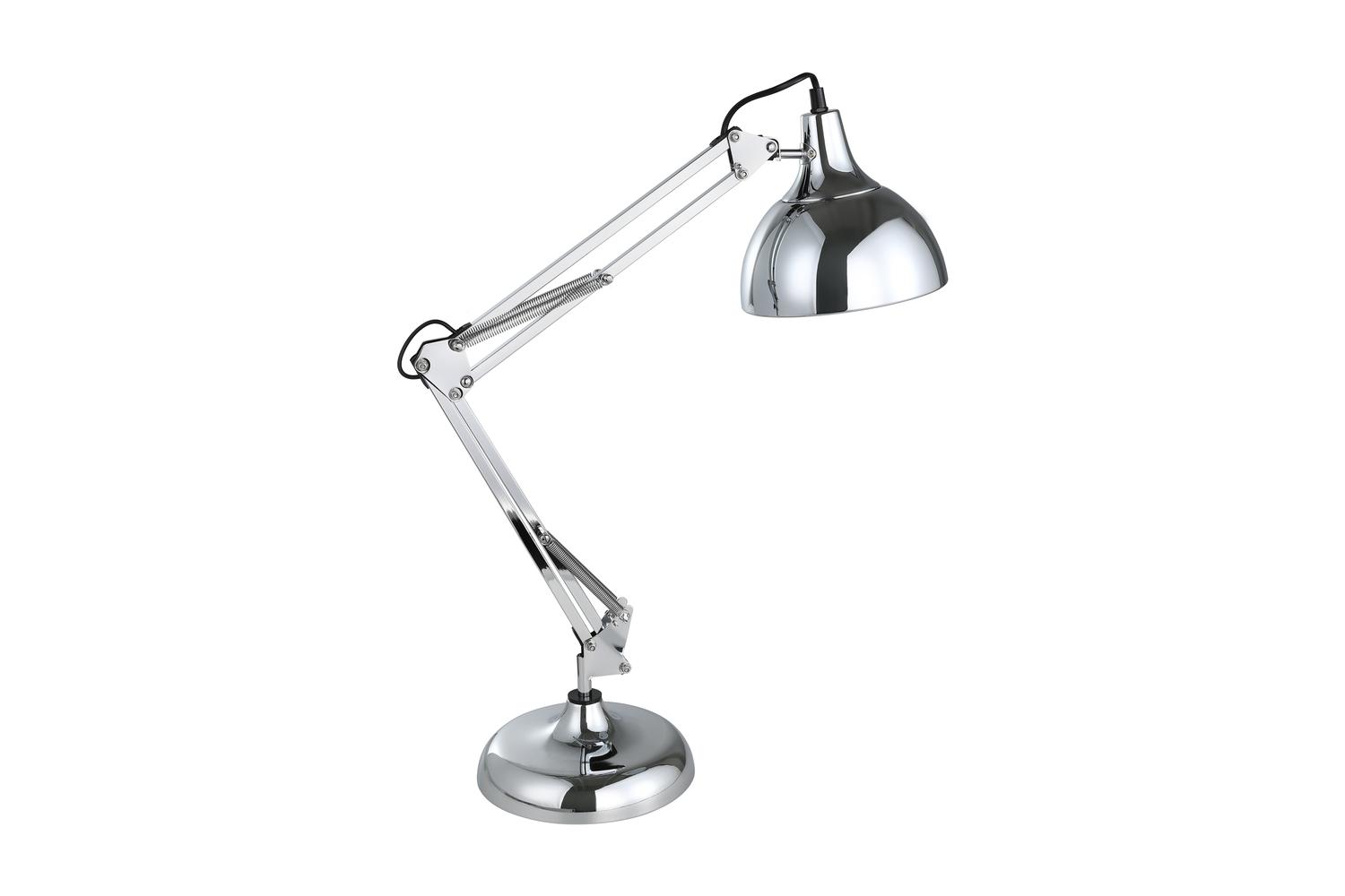 Eglo | Borgillio Adjustable Classic Desk Lamp | Chrome