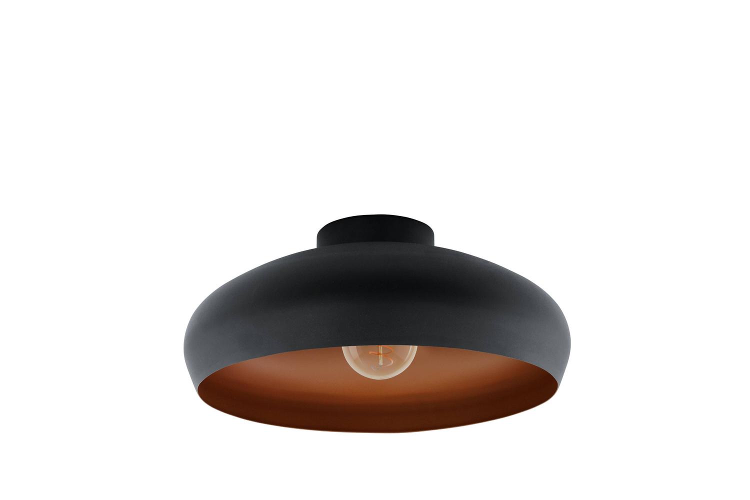 Eglo | Mogano 2 Vintage Ceiling Light | 40 cm | Black/Copper