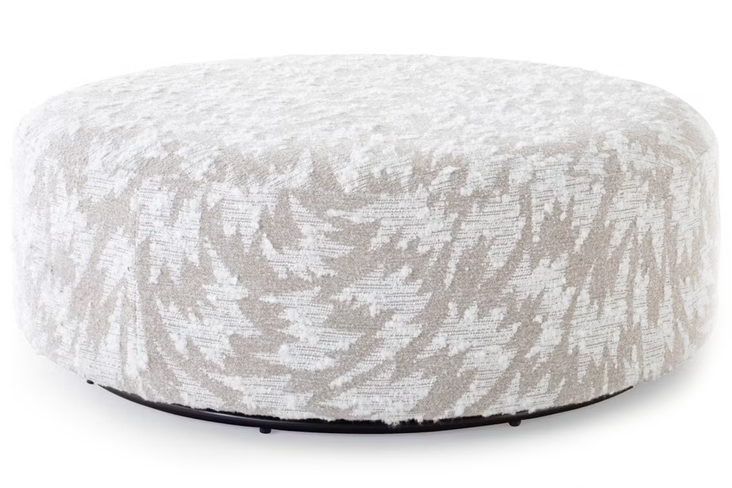 Whisper Footstool | Swivel | Cream