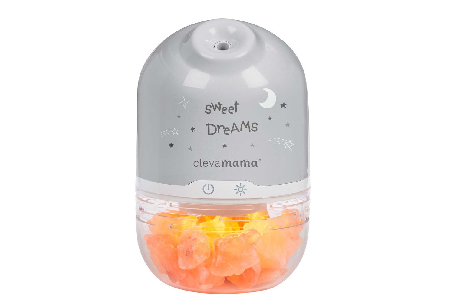 Clevapure Himalayan Salt Lamp Humidifier Night Light