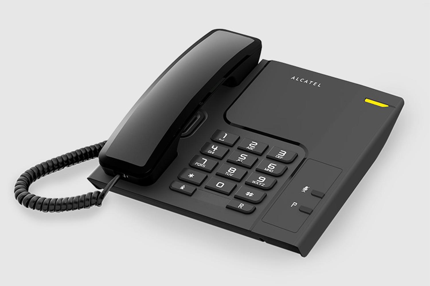 Alcatel T26 Corded Telephone | Black
