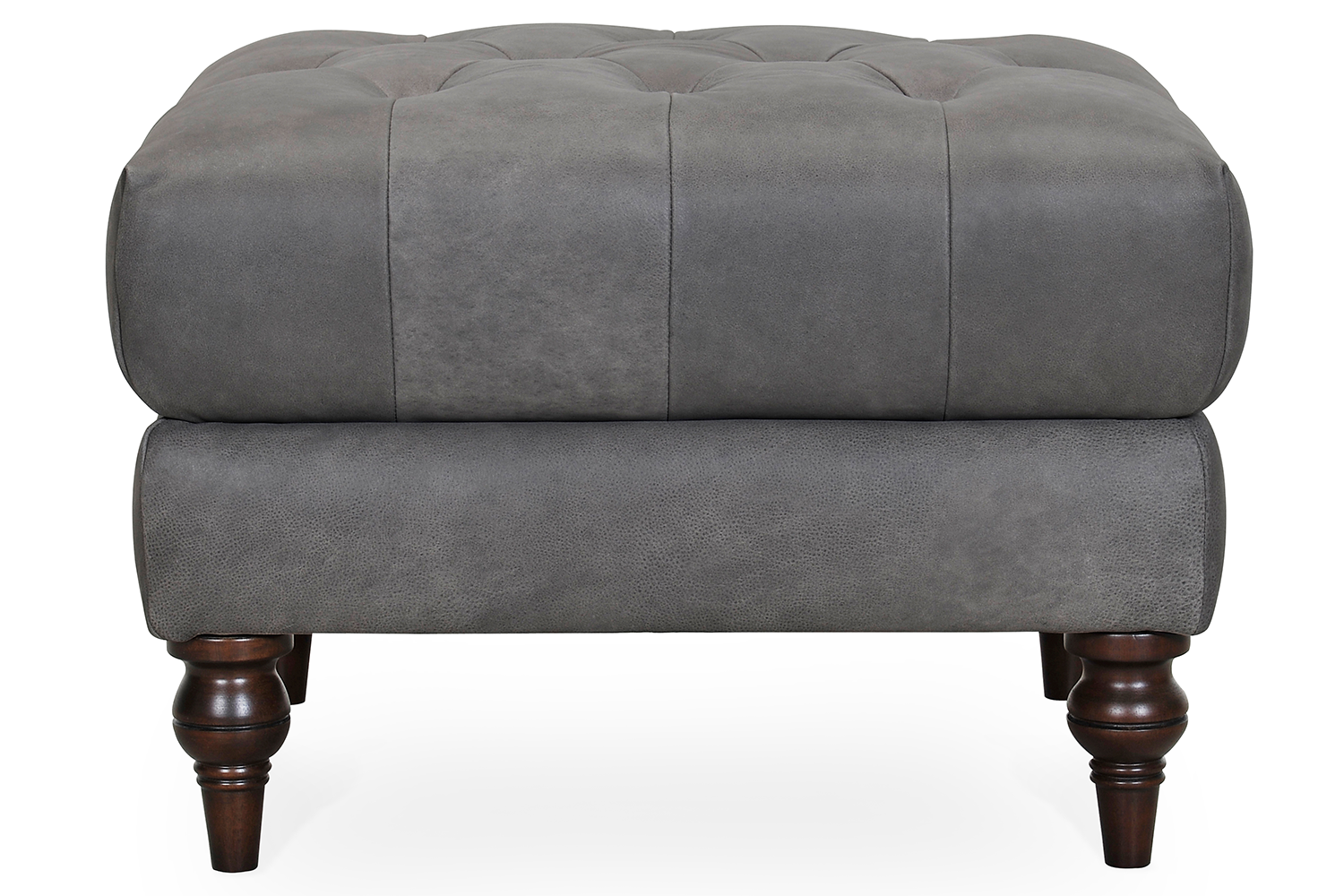 Franco Footstool | Leather | Anthracite