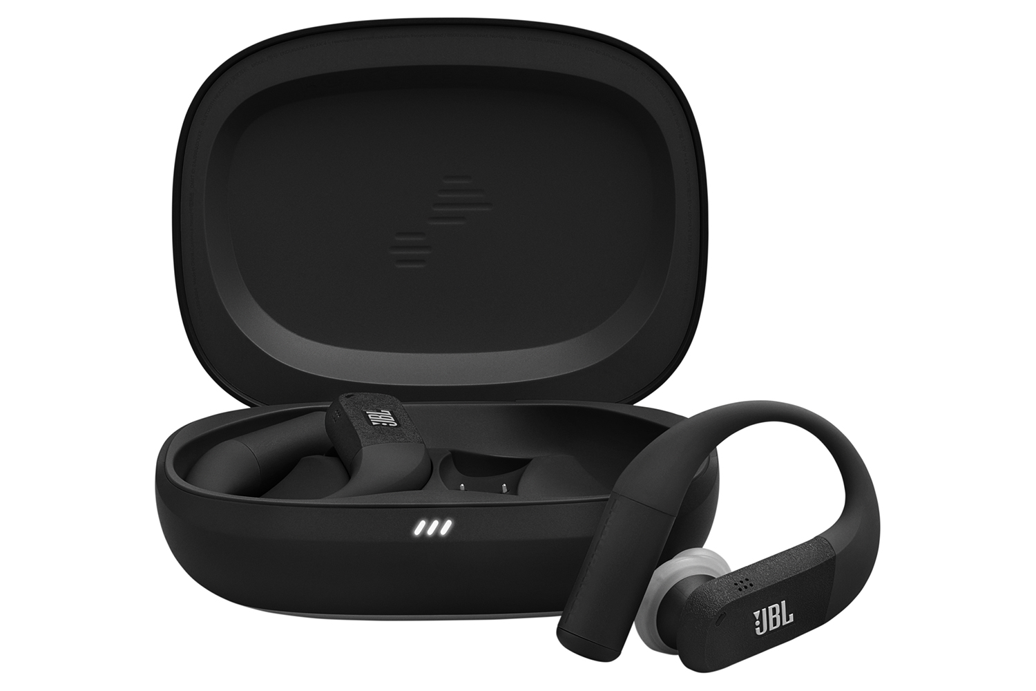 JBL Endurance Peak 4 Noise Cancelling Sport Earbuds | Black/Grey