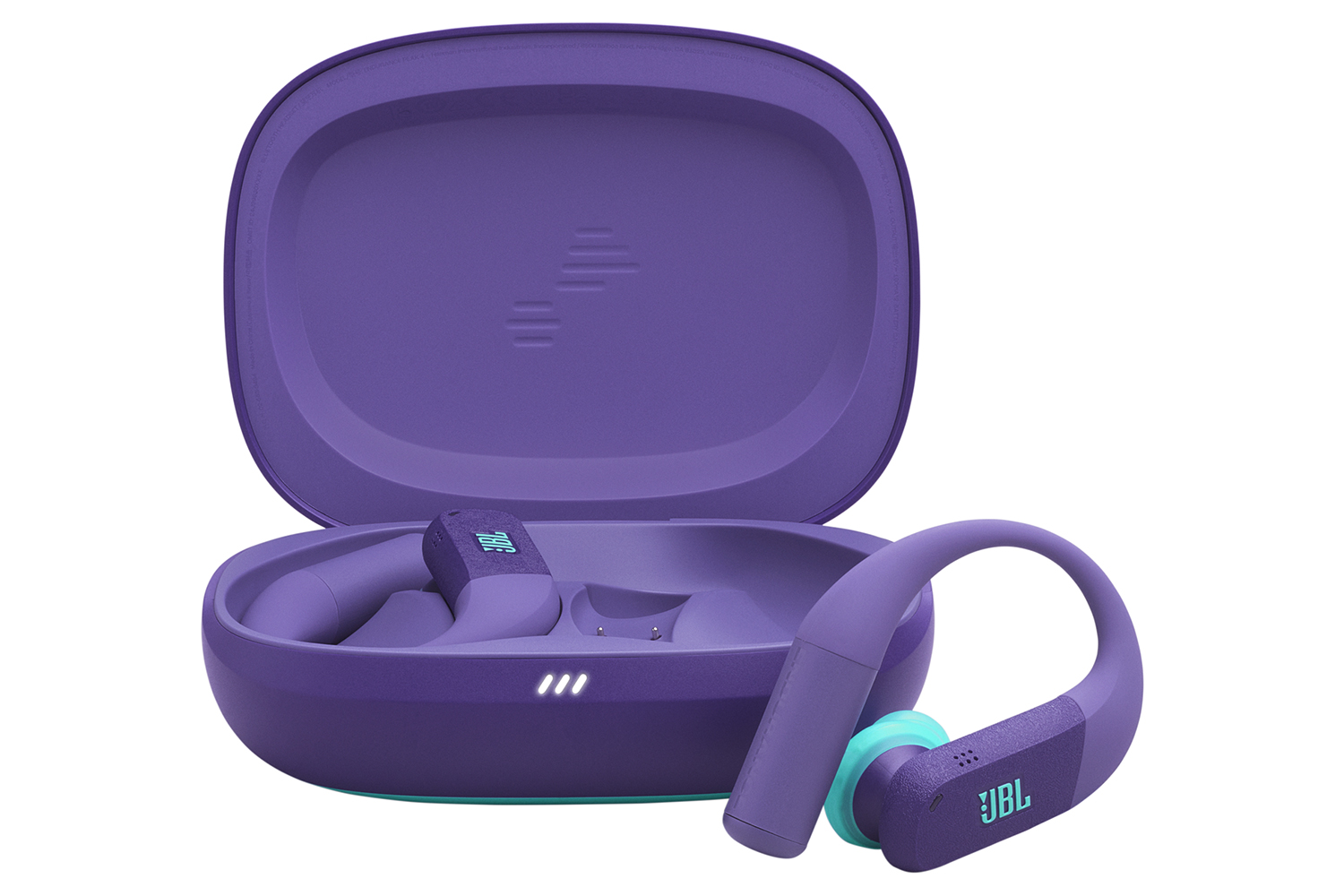 JBL Endurance Peak 4 Noise Cancelling Sport Earbuds | Purple
